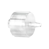 Barbed to Male Luer Lock Adapter, for use with Soft-Walled Tubing, Polypropylene For use with 1/16"